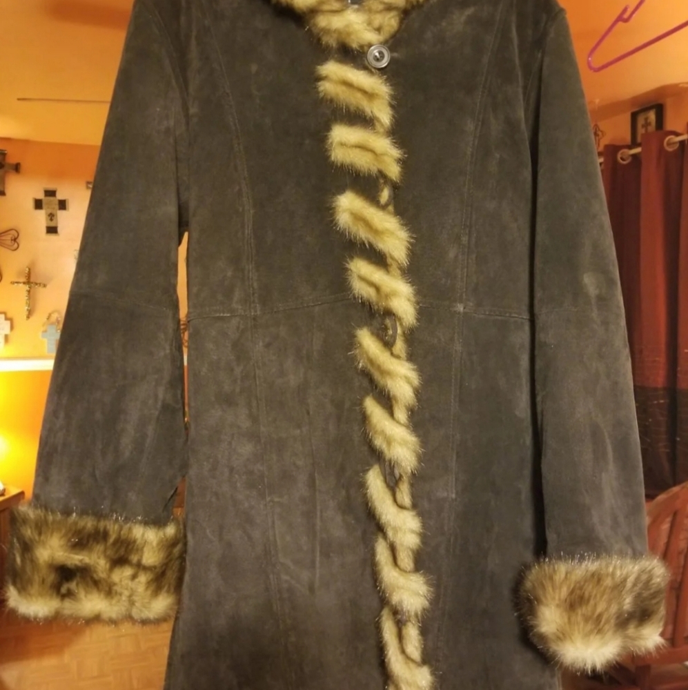 Womans Suede Coat